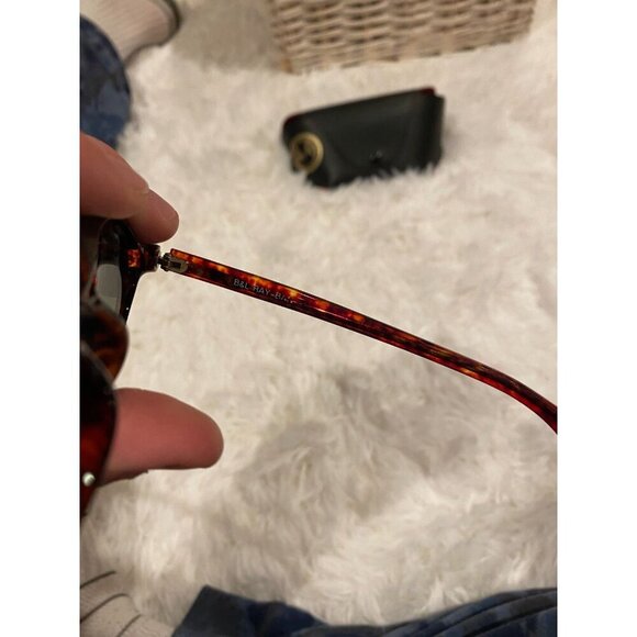Vintage B&L Ray Ban W2835 Cherry Tortoise G15 Glass Side Street Cats Cateye Case - Picture 5 of 9